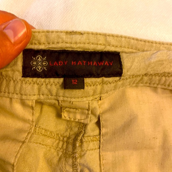 Cargo shorts 🩳 Linen & viscose fabric - Picture 9 of 11